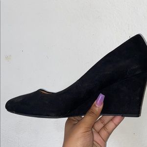 A new day black high heels (size 9 in women)